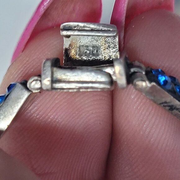 Artisan 925 Sterling Silver Multicolor Micro Mosaic Choker Necklace Earring Set - Picture 8 of 16